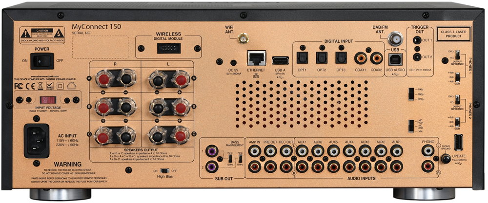 MyConnect150 vue arrière